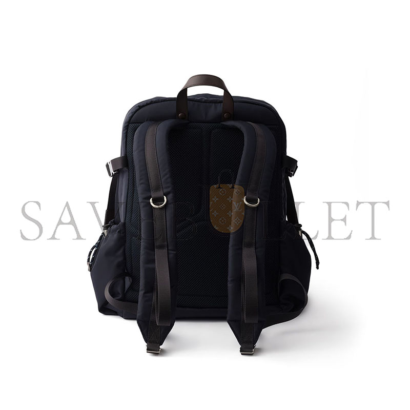 Pra*a SPEEDROCK RE-NYLON AND LEATHER BACKPACK 2VZ122 (42*29*14cm)